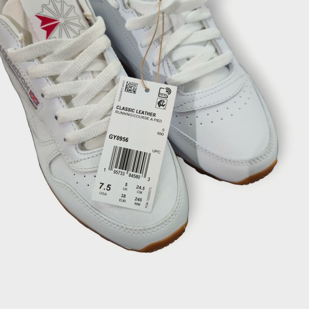 Reebok Women’s Classic Leather White/Gum GY0956 – Size 7.5 – NEW With Box *Read - Picture 4 of 10